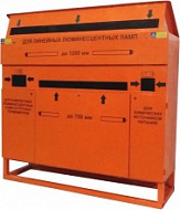 контейнер км 2-3 для сбора ртутных ламп, батареек, градусников (1400*1400*400 мм)